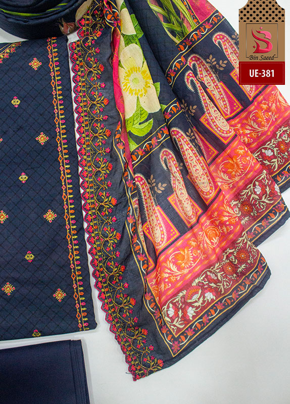 Bin saeed Embroidery UnStitched Collection