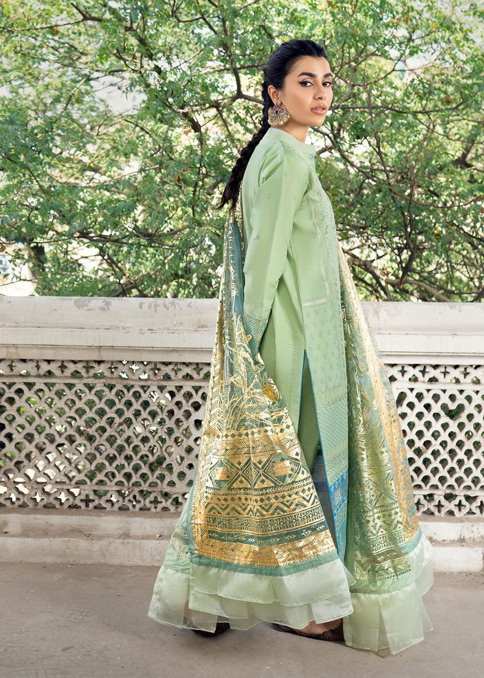 MEERAL | RESHAMGHAR LUXURY LAWN - UNSTITCHED - MEERAL