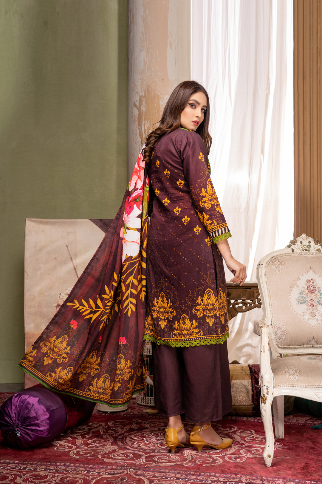 Noorma kaamal (NK) Prints Digital Lawn Suit