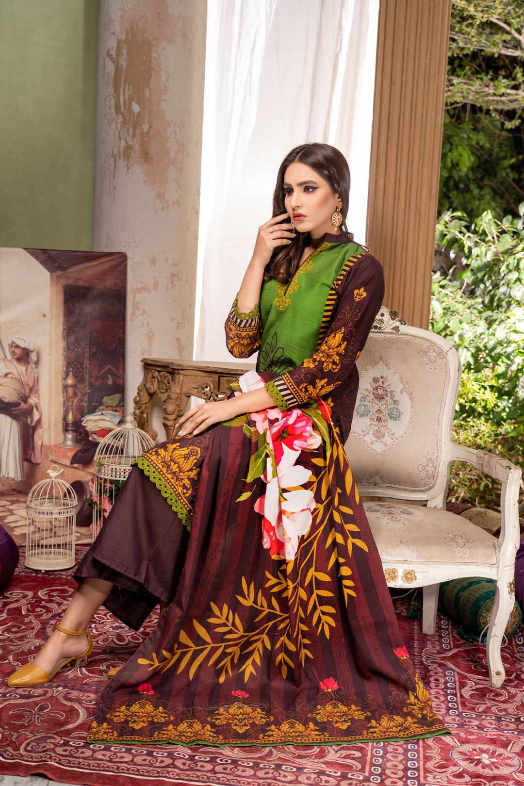 Noorma kaamal (NK) Prints Digital Lawn Suit