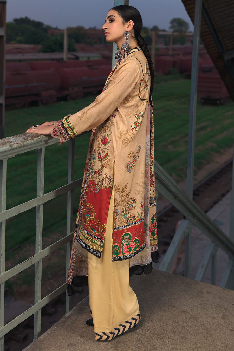 MOTIFZ CEDAR DIGITAL PRINTED LINEN UNSTITCHED