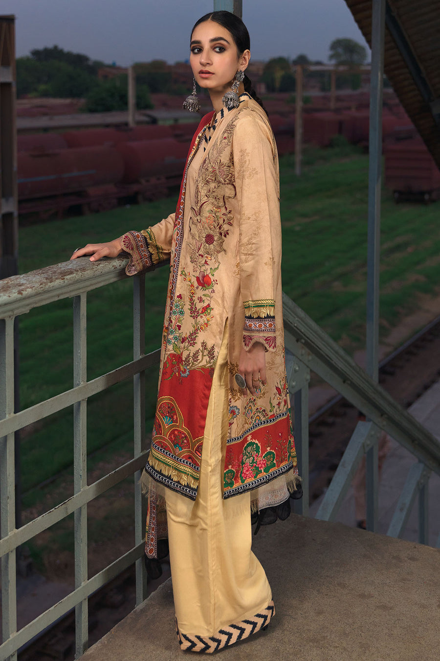 MOTIFZ CEDAR DIGITAL PRINTED LINEN UNSTITCHED
