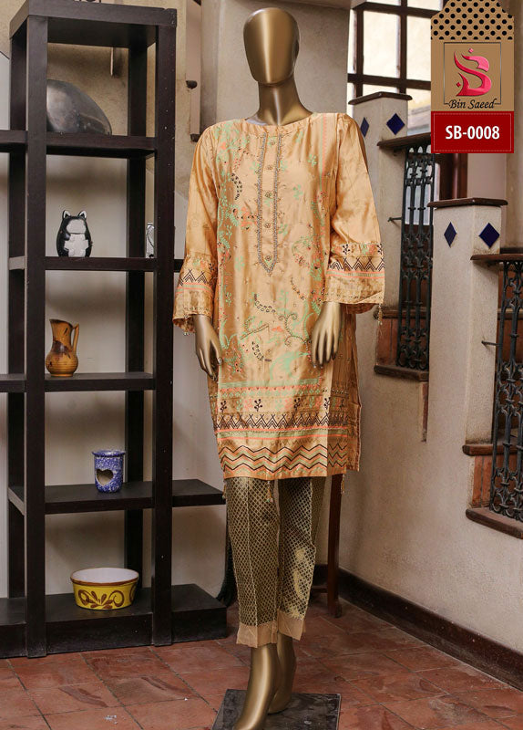 BIN SAEED SILK KURTA