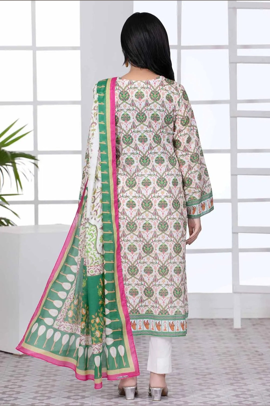 Gul Ahmed 3PC Unstitched Printed Lawn Suit