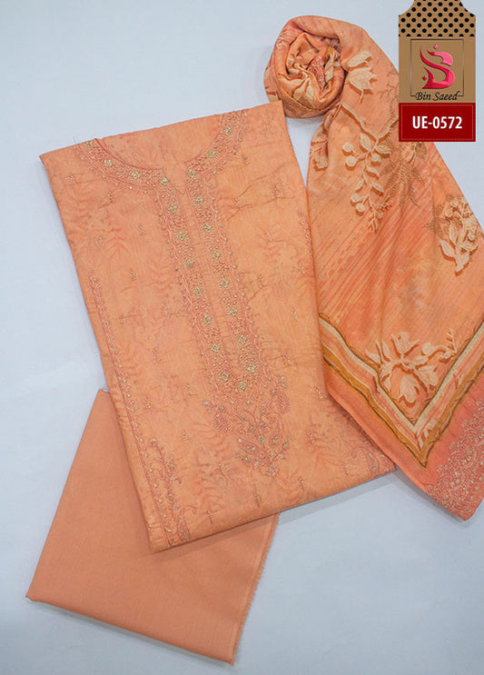 Bin saeed Embroidery UnStitched Collection