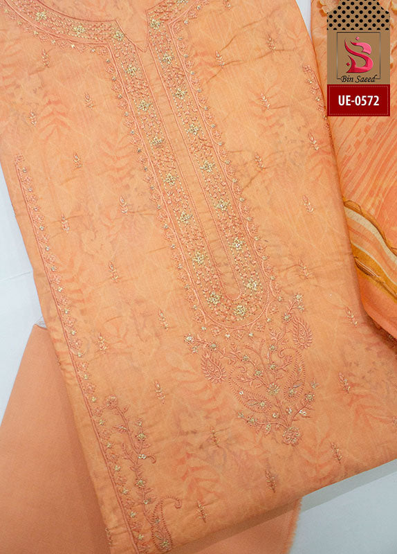 Bin saeed Embroidery UnStitched Collection