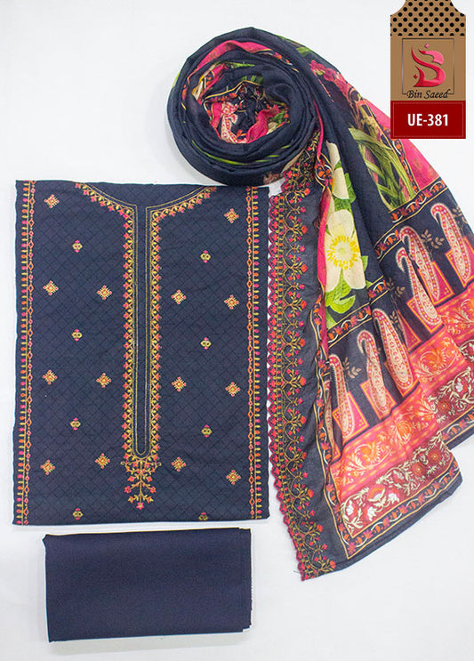 Bin saeed Embroidery UnStitched Collection