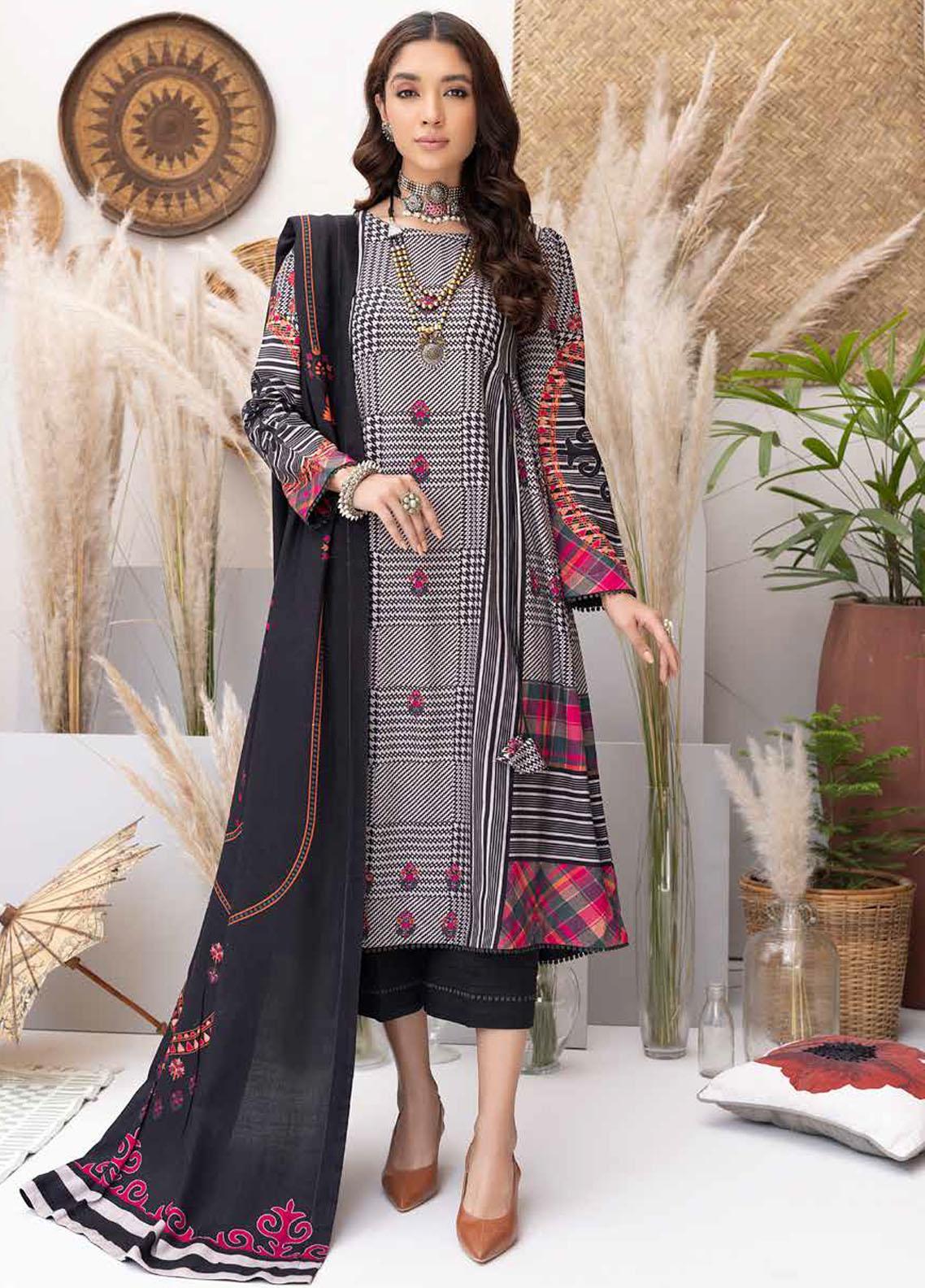 C-Prints By Charizma Printed Linen Suits Unstitched 3 Piece CRZ22-FW4 CPW-27 - Winter Collection