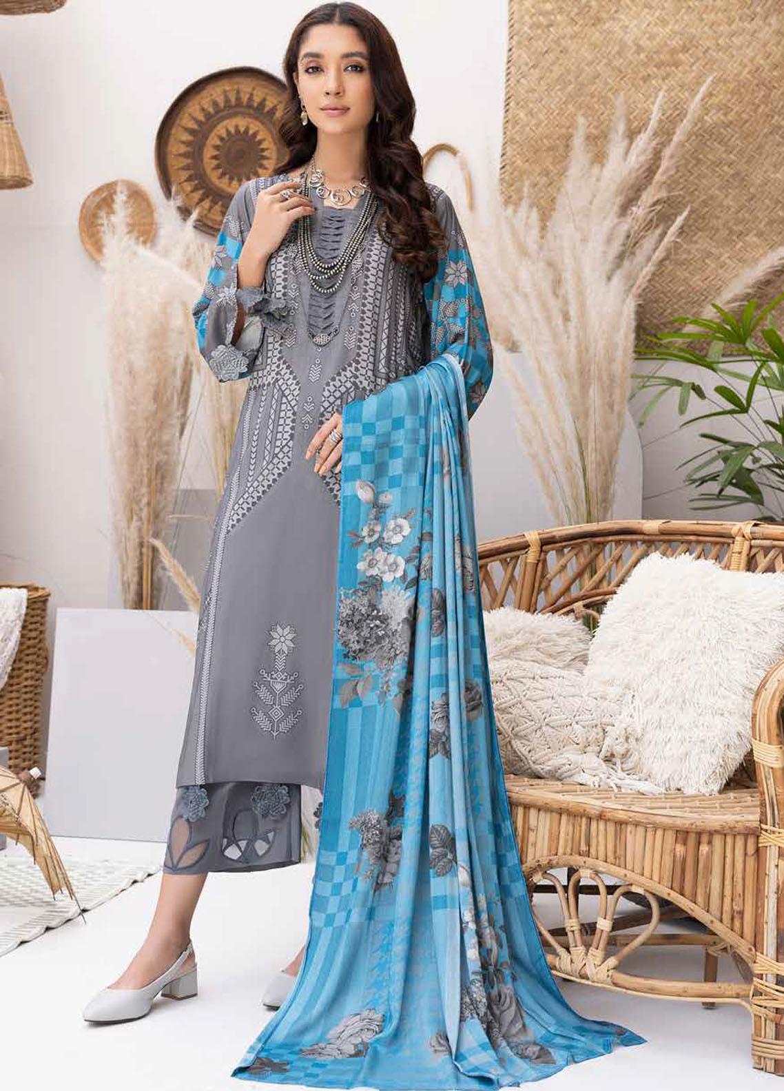 C-Prints By Charizma Printed Linen Suits Unstitched 3 Piece CRZ22-FW4 CPW-29 - Winter Collection