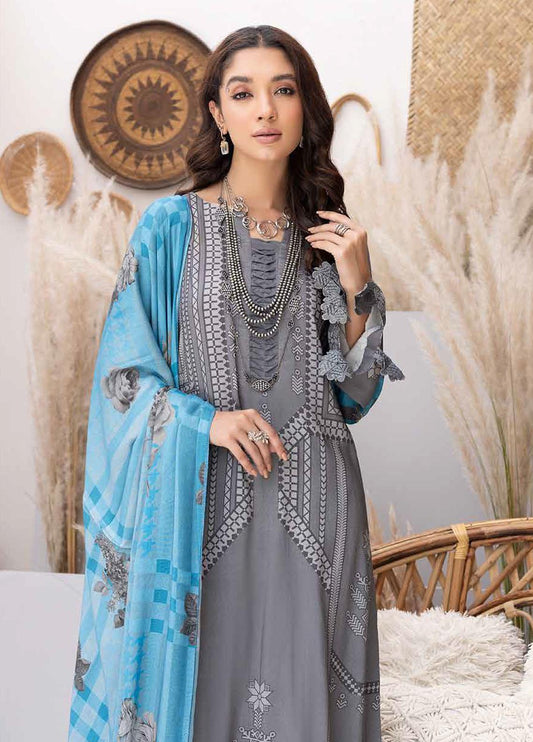 C-Prints By Charizma Printed Linen Suits Unstitched 3 Piece CRZ22-FW4 CPW-29 - Winter Collection