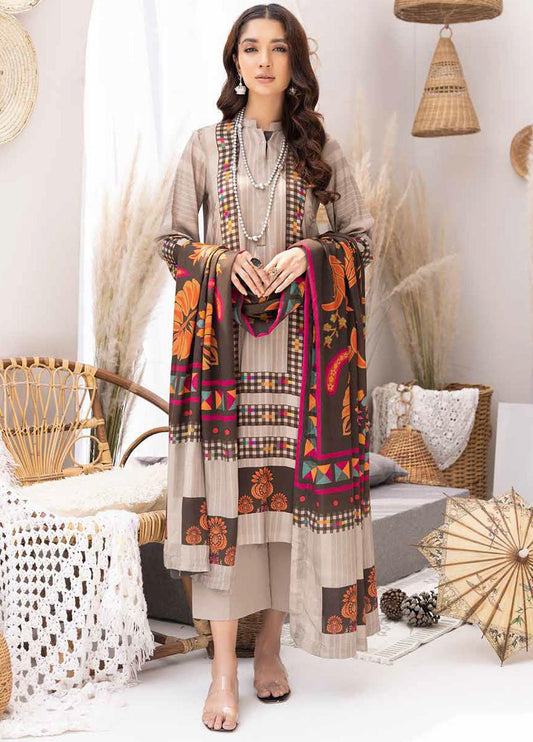 C-Prints By Charizma Printed Linen Suits Unstitched 3 Piece CRZ22-FW4 CPW-33 - Winter Collection