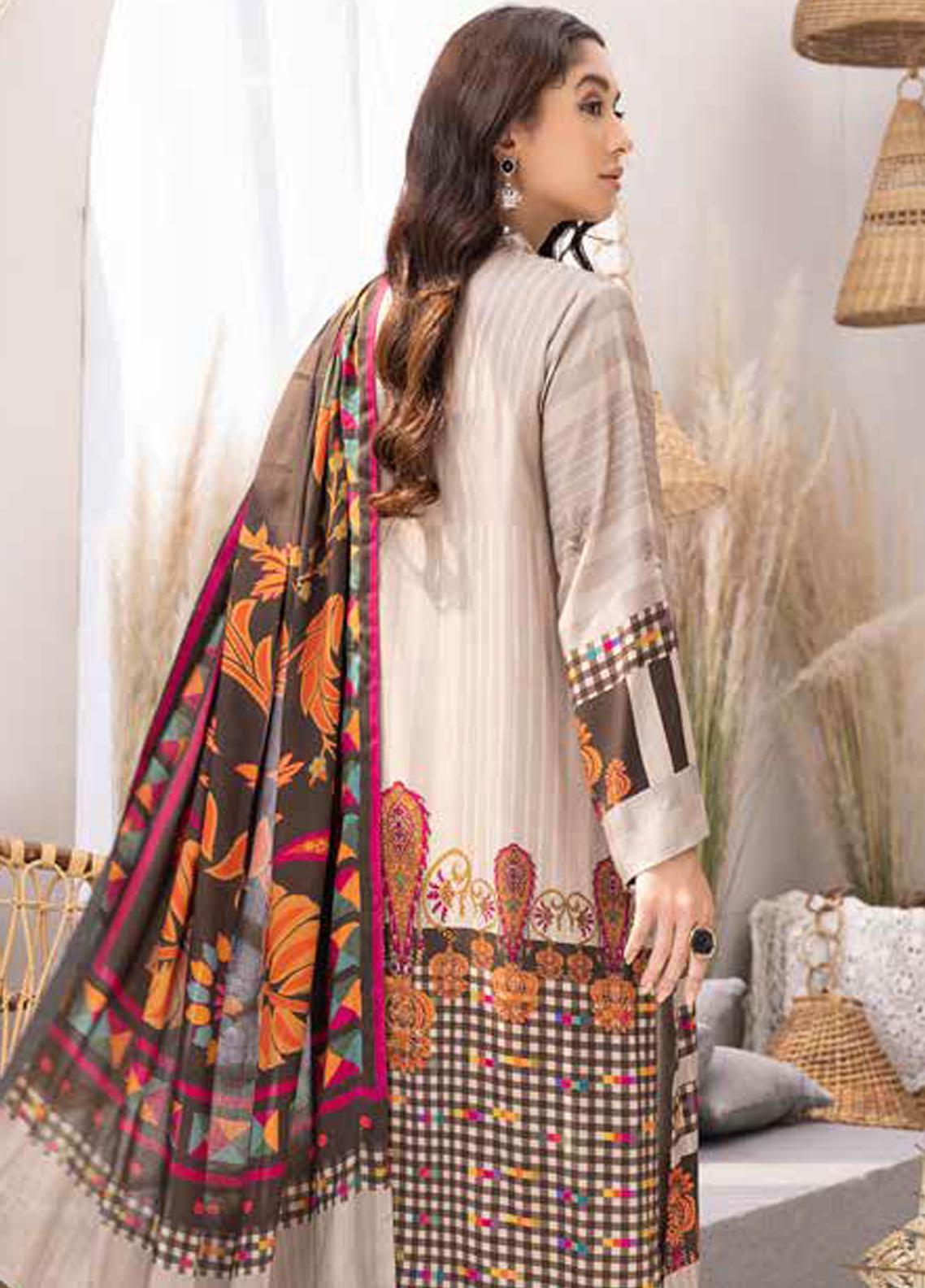 C-Prints By Charizma Printed Linen Suits Unstitched 3 Piece CRZ22-FW4 CPW-33 - Winter Collection