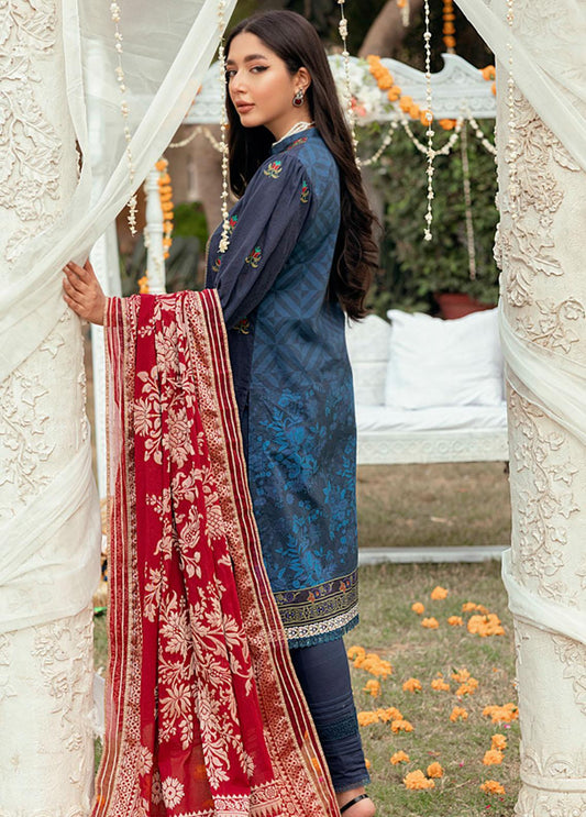 Sunehri Shaam By Al Zohaib Embroidered Jacquard Suits Unstitched 3 Piece