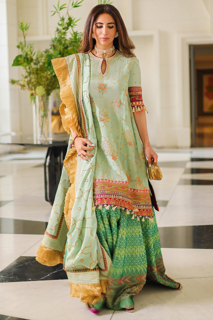 Embroidered Unstitched Suits from Elan Summer Unstitched Lawn Collection