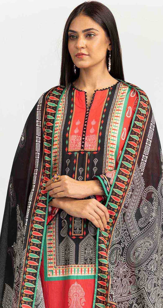 Gul Ahmed 3PC Unstitched Lawn Suit CLP-22086