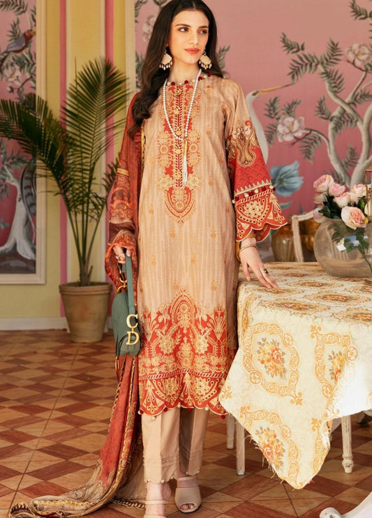 Rubab by Mohagni Embroidered Lawn Suits Unstitched 3 Piece