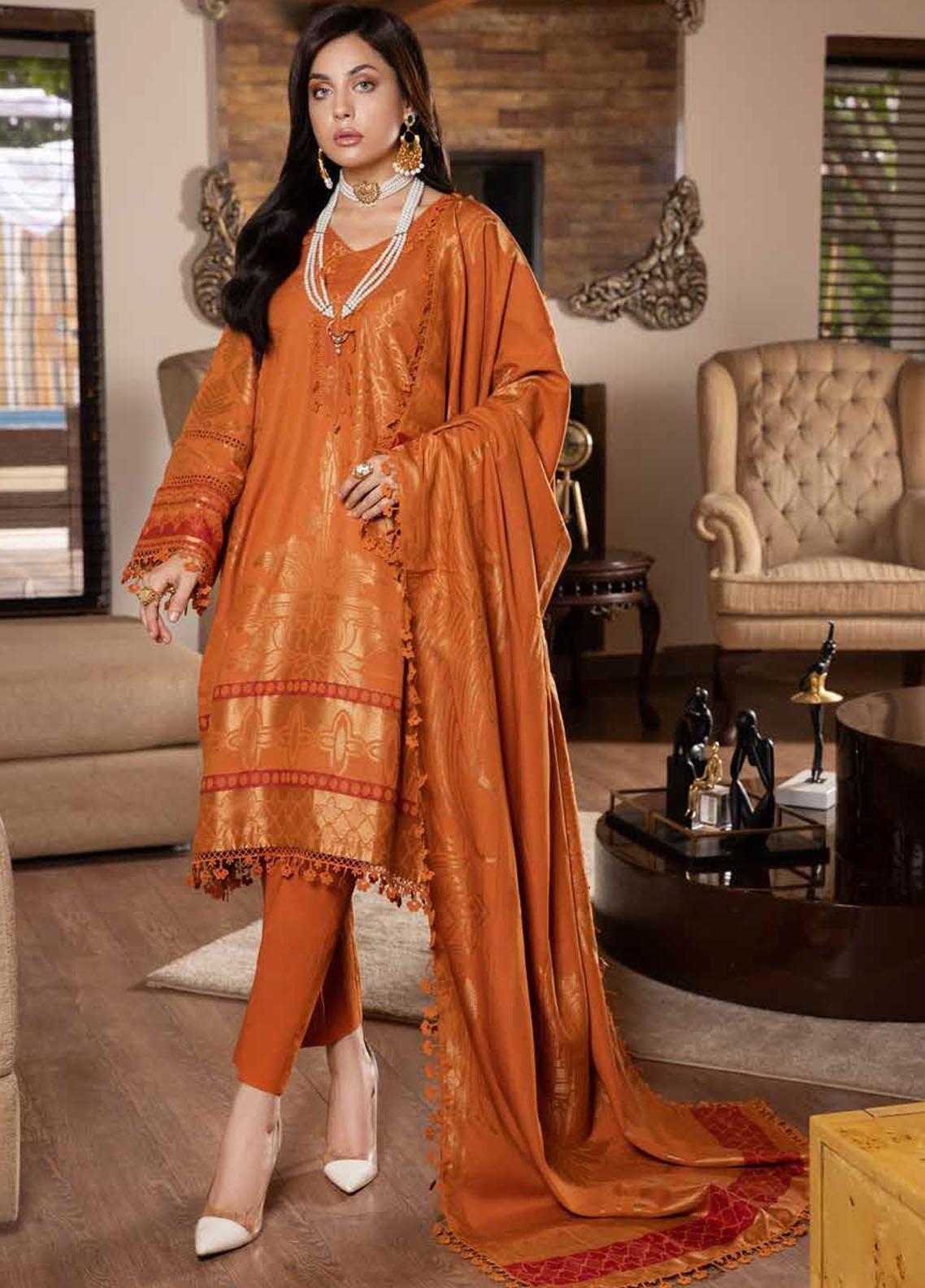 Charizma Jacquard Karandi Suits Unstitched 3 Piece