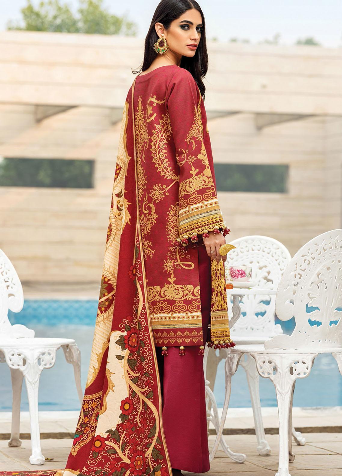 Gulaal Embroidered Khaddar Suits Unstitched 3 Piece