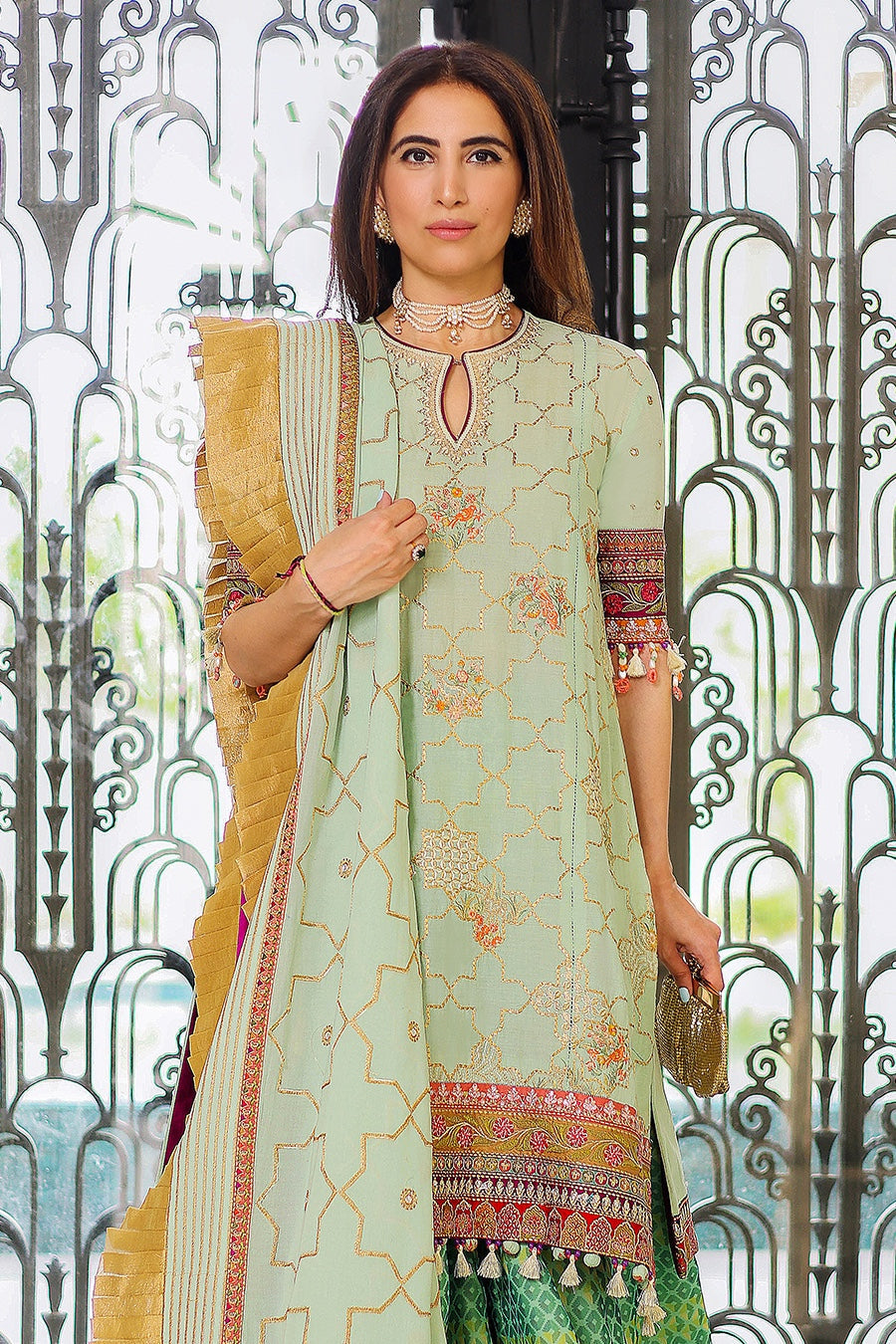 Embroidered Unstitched Suits from Elan Summer Unstitched Lawn Collection