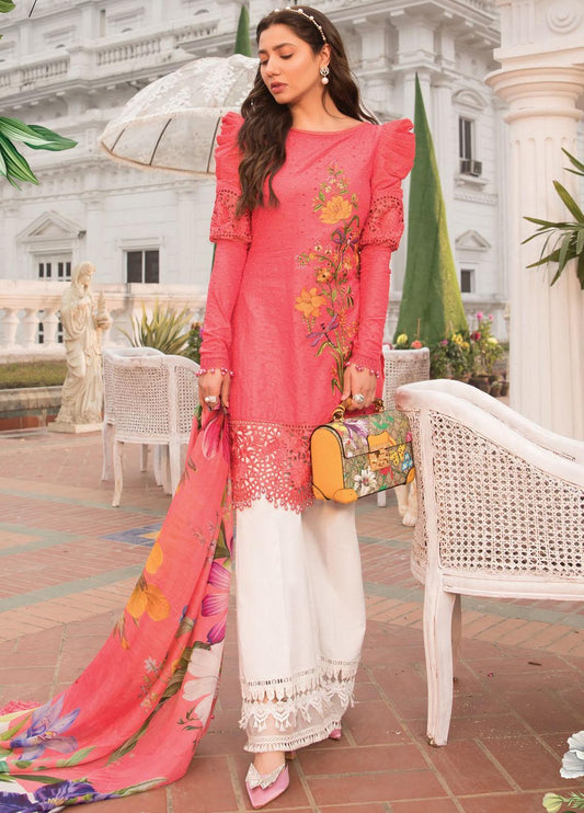 Mein Teri Aan By Maria B Embroidered Lawn Suits Unstitched 3 Piece